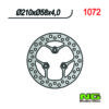 Bremsscheibe NG Brake Disc 210/58/4mm (3 Loch)