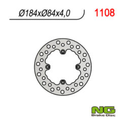 Bremsscheibe NG Brake Disc 184/84/4mm (4 Loch)