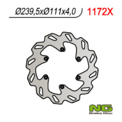 Bremsscheibe NG Brake Disc 240/111/4mm (6 Loch)