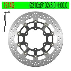 Bremsscheibe NG Brake Disc 310/102/5mm (6 Loch)