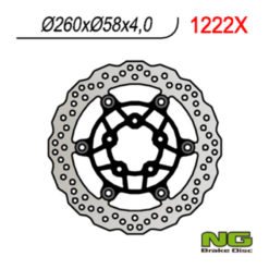 Bremsscheibe NG Brake Disc 260/58/4mm (5 Loch)