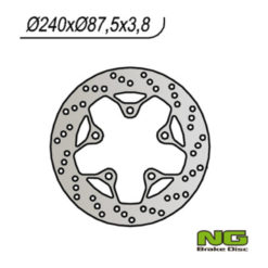 Bremsscheibe NG Brake Disc 240/87.5/3.8mm (5 Loch)