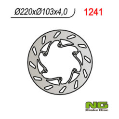 Bremsscheibe NG Brake Disc 220/103/4mm (6 Loch)