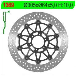 Bremsscheibe NG Brake Disc 305/64/5mm (6 Loch)