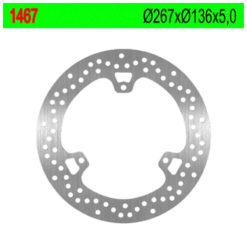 Bremsscheibe NG Brake Disc 267/136/5mm (3 Loch)
