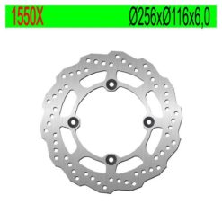 Bremsscheibe NG Brake Disc 256/116/6mm (4 Loch)