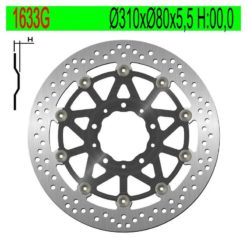 Bremsscheibe NG Brake Disc 310/80/5.5mm (5 Loch)