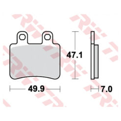 Bremsbeläge Lucas (wie 800080)