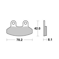 Bremsbelag Lucas MCB779 Standard