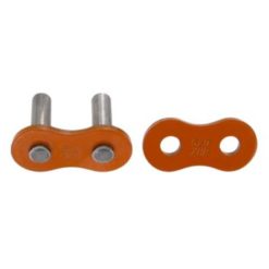 Kettenschloss 520 Nietschloss RK 520SMO, RX-Ring, *PLS*, neon orange