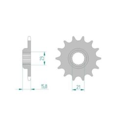 Ritzel Yamaha 520/16Z