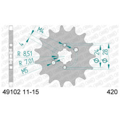 Ritzel Aprilia (Derbi) 420/16Z