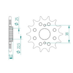 Ritzel BMW/Husqvarna 520/14Z