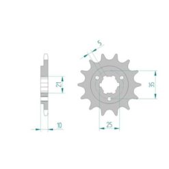 Ritzel Cagiva,Suzuki 520/15Z