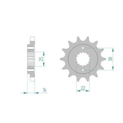 Ritzel Cagiva 530/14Z