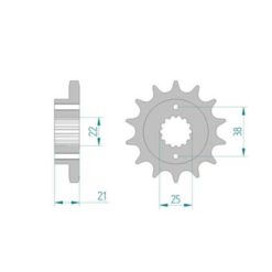 Ritzel Cagiva 530/15Z