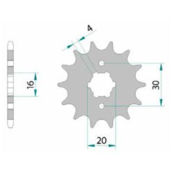 Ritzel Cagiva 428/15Z