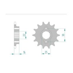 Ritzel Ducati 520/14Z