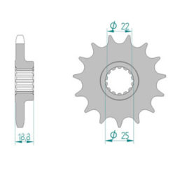Ritzel Ducati 530/15Z