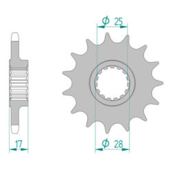 Ritzel Ducati 525/14Z