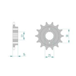 Ritzel Ducati 520/15Z