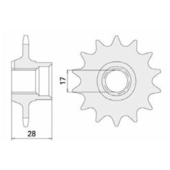 Ritzel Gilera 428/16Z
