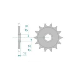 Ritzel Honda 520/12Z