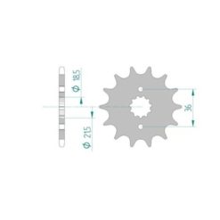 Ritzel Honda 520/13Z