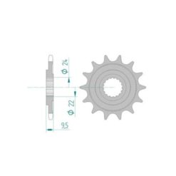 Ritzel Honda 520/12Z