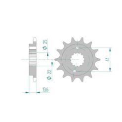 Ritzel Honda 520/15Z