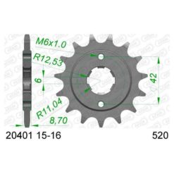 Ritzel Honda 520/16Z