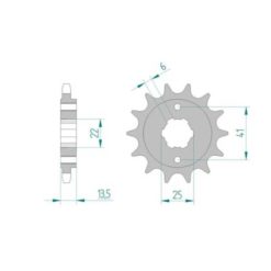 Ritzel Honda 525/15Z