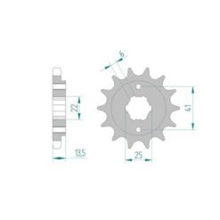 Ritzel Honda 530/15Z