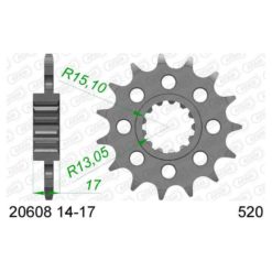 Ritzel Honda 520/17Z