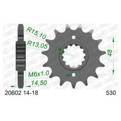 Ritzel Honda 530/14Z