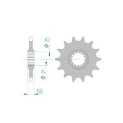 Ritzel Husqvarna/Husaberg 520/13Z