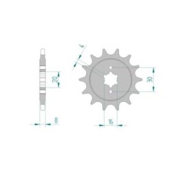 Ritzel Husqvarna 520/14Z