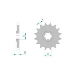 Ritzel Hyosung,Suzuki 428/15Z