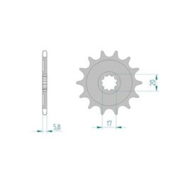 Ritzel Kawa,Suzuki 520/13Z