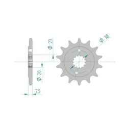 Ritzel Kawa,Suzuki 520/15Z