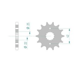 Ritzel Kawa,Suzuki 530/17Z