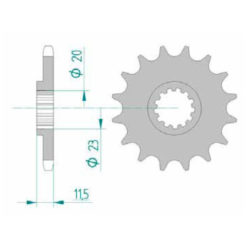 Ritzel Suzuki 428/15Z