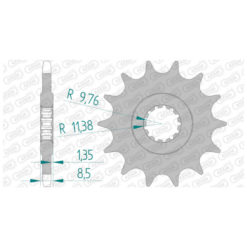 Ritzel Suzuki 520/14Z