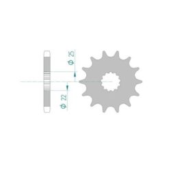 Ritzel Suzuki 532/14Z