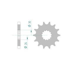 Ritzel Triumph 530/16Z