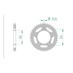 Zahnkranz Aprilia 525/42Z
