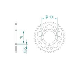 Zahnkranz Benelli 525/36Z