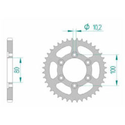 Zahnkranz Stahl Voxan 525/40Z