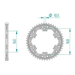 Zahnkranz Stahl BMW 525/42Z