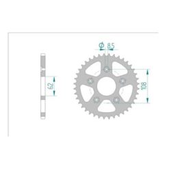 Zahnkranz Cagiva 520/43 Zähne